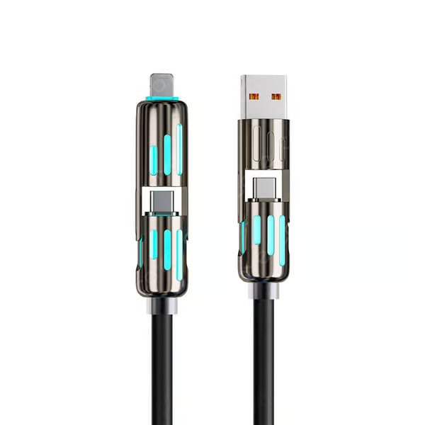 🔥2025 Hot venta 49% OFF 🔥Cable de carga USB 4 en 1 carga rápida MAX 240W