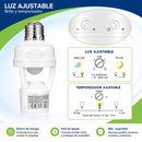 Hortsun | Adaptadores con Sensor de Movimiento Inteligente - Iluminación Automática, Ahorro Energético y Seguridad Mejorada