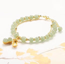 Brazalete Jade Feng Shui Premium - Piedras Naturales de Alta Energía ✨ 2x69 HOY ⏰