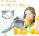 Exprimidor de Frutas Manual de Acero Inoxidable