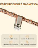 Pulsera Magnética de Cobre Puro Premium con Imanes de 3500 Gauss