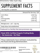 Elixir Melena de León • El Hongo de la inteligencia • Estimula la conexión neuronal y la claridad mental • Activa la energía cerebral mejorando la concentración y la lucidez mental • Reduce drásticamente el TDH y el Alzheimer• Ahora con Ashwagandha