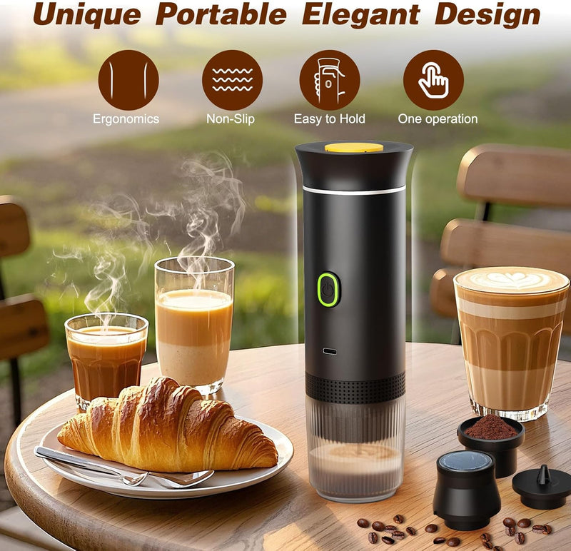 Cafetera eléctrica portátil 3 en 1