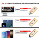 🎁ÚLTIMO DÍA 49% OFF⚡Unidad Flash 3 en 1, Almacenamiento de Memoria USB 3.0 Portátil de Alta Velocidad 128GB (Copia)