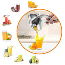Exprimidor de Frutas Manual de Acero Inoxidable