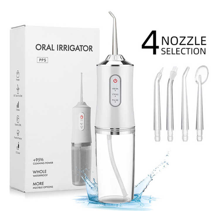 Irrigador Bucal Portátil Higiene Dental Limpiador 🦷