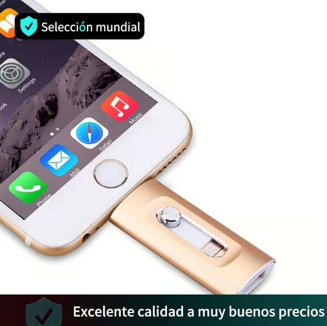 🎁ÚLTIMO DÍA 49% OFF⚡Unidad Flash 3 en 1, Almacenamiento de Memoria USB 3.0 Portátil de Alta Velocidad 128GB